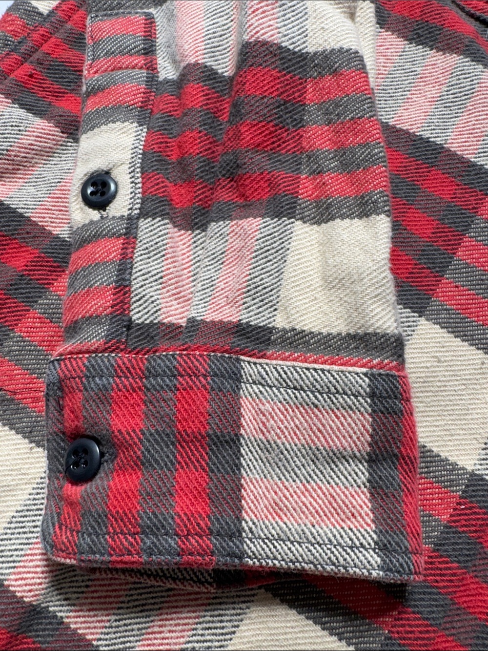 Filson Heavyweight Twill Cotton Flannel Shirt - Picture 5 of 9